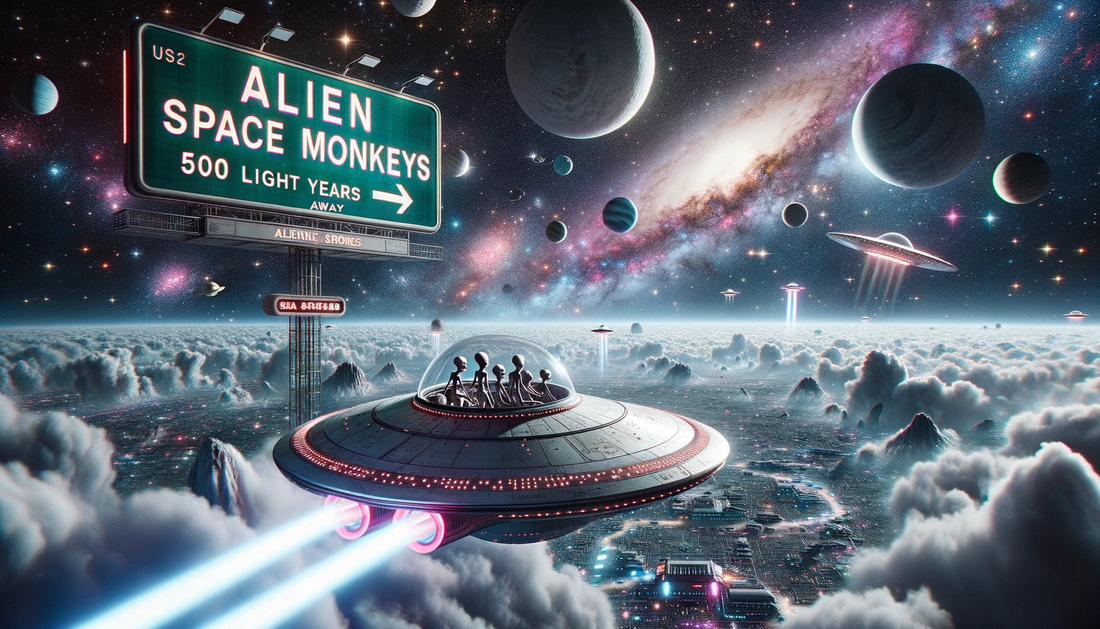 Aliens traveling in UFO