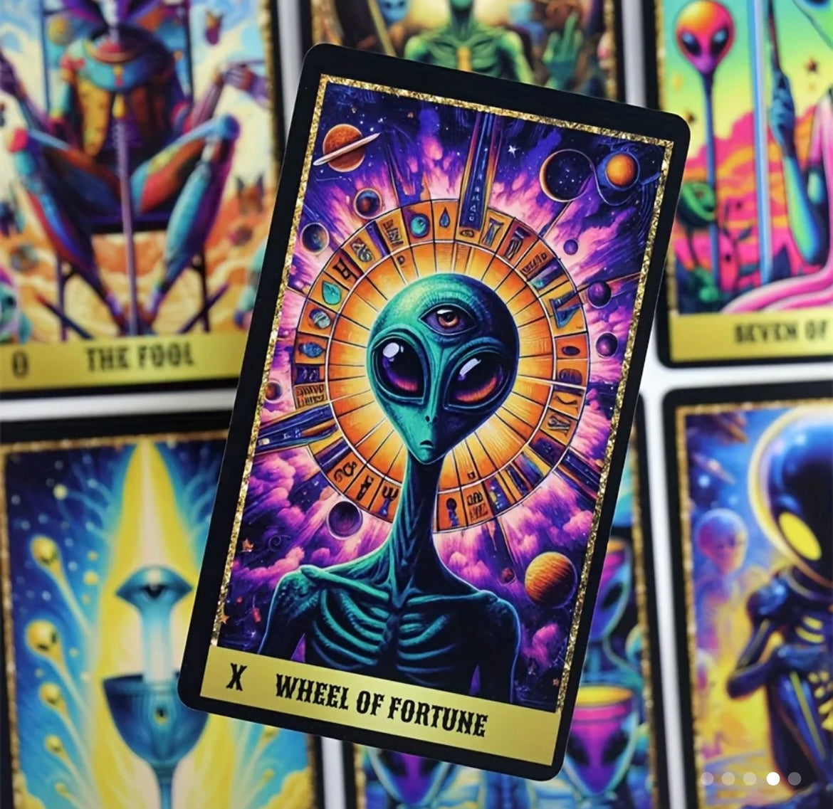 Psychedelic Aliens Tarot Deck