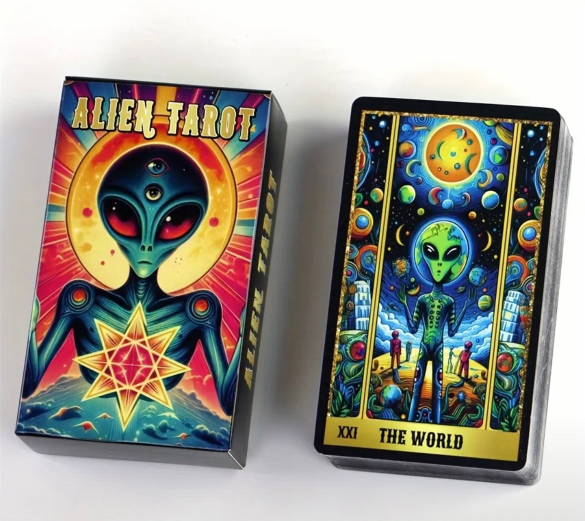 Psychedelic Aliens Tarot Deck