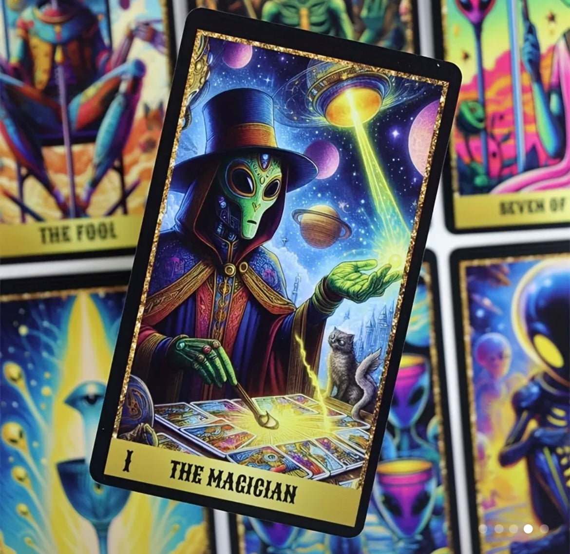 Psychedelic Aliens Tarot Deck
