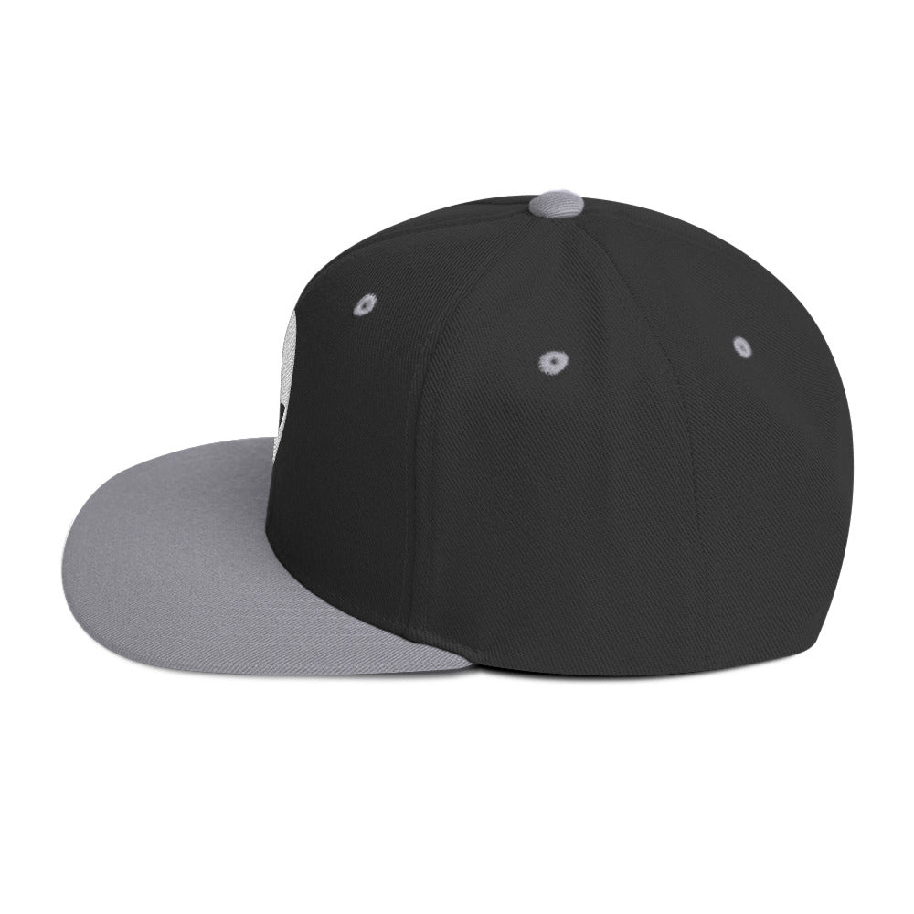 Ghostly Alien Snapback Hat