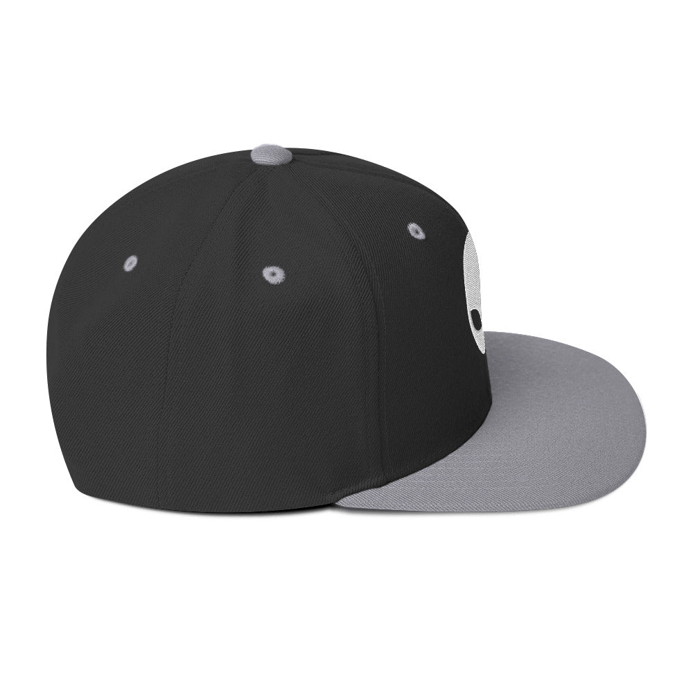 Ghostly Alien Snapback Hat