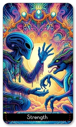 Psychedelic Aliens Tarot Deck