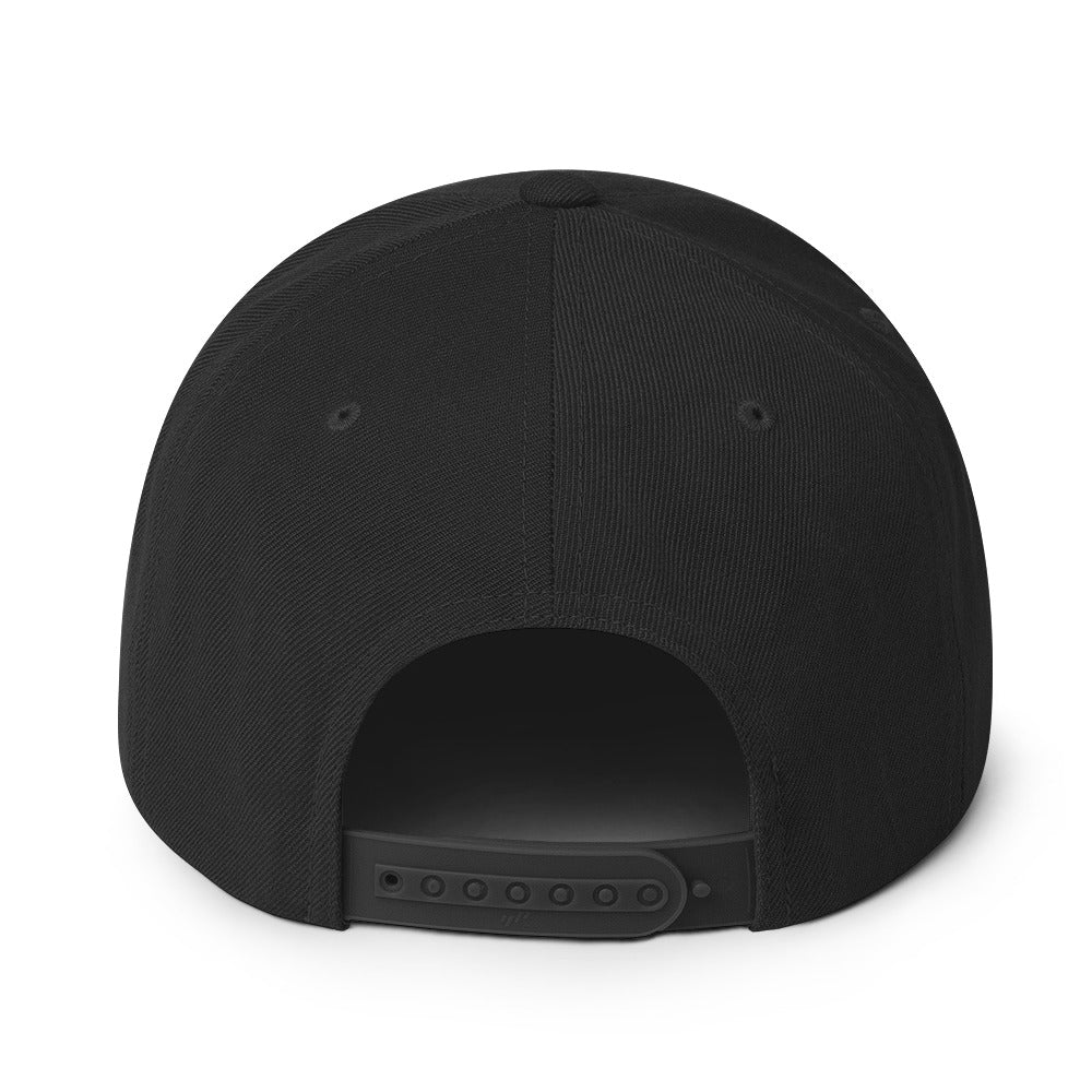 Ghostly Alien Snapback Hat