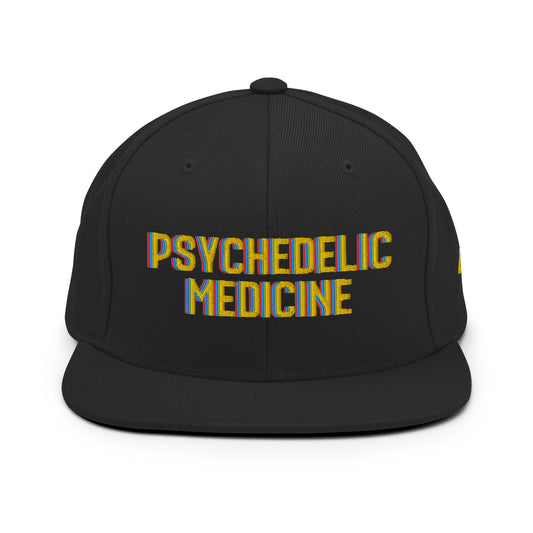 Psychedelic Medicine Snapback Hat