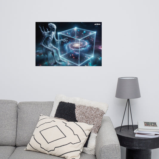Simulated Tesseract Poster