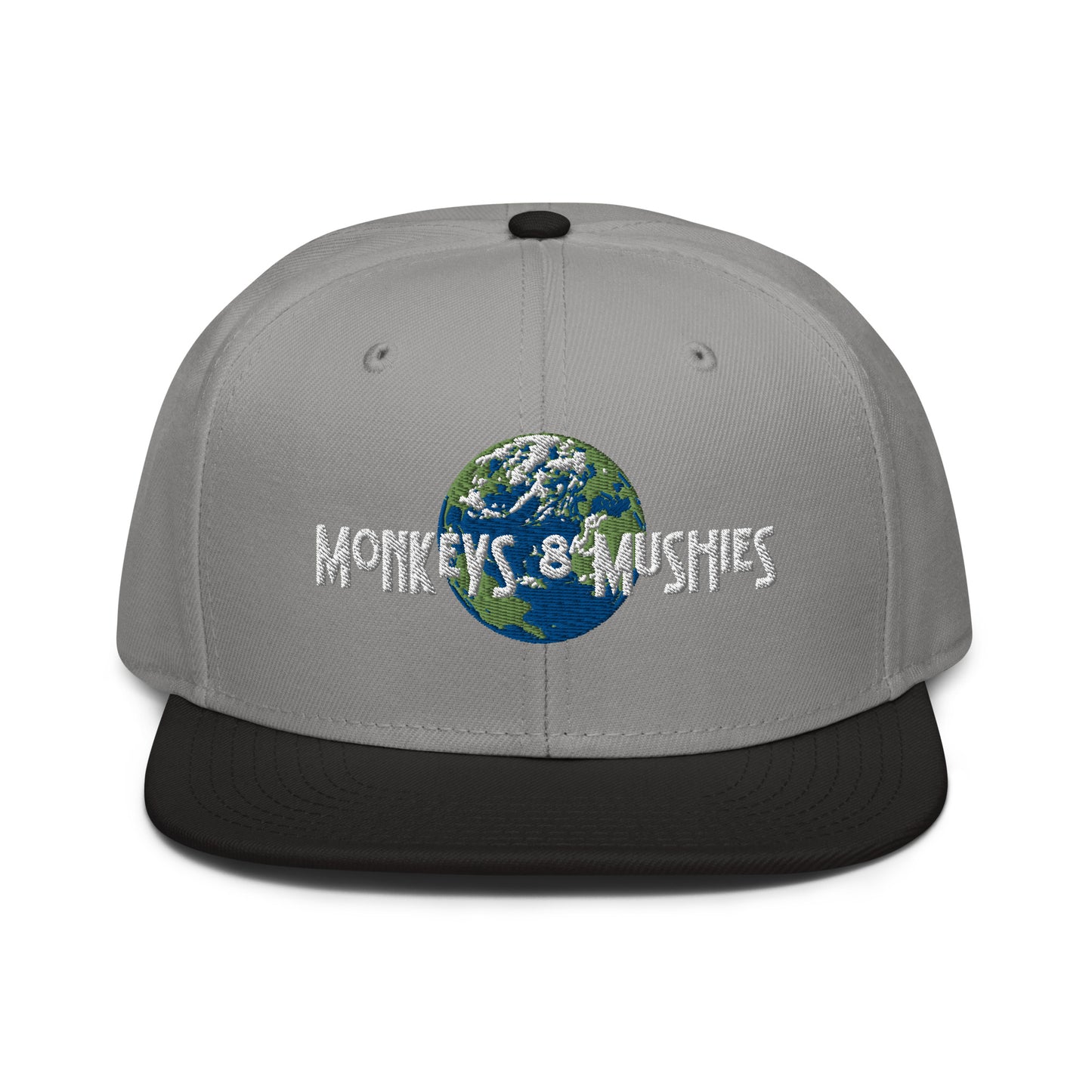 Monkeys 8 Mushies Snapback Hat